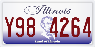 IL license plate Y984264