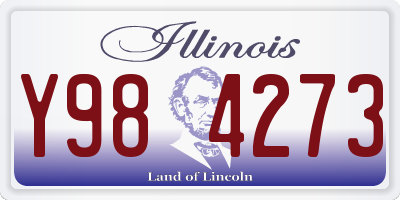 IL license plate Y984273