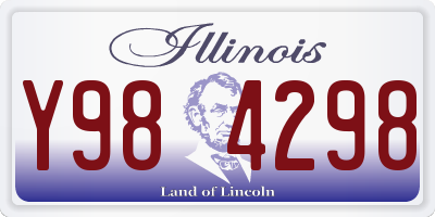 IL license plate Y984298