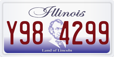 IL license plate Y984299