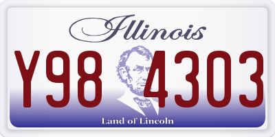 IL license plate Y984303