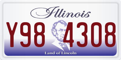IL license plate Y984308