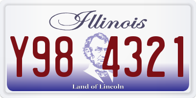 IL license plate Y984321