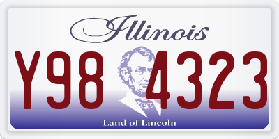 IL license plate Y984323