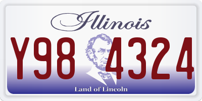 IL license plate Y984324
