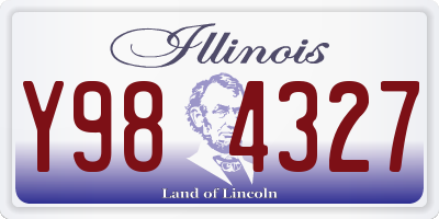 IL license plate Y984327