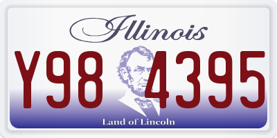 IL license plate Y984395
