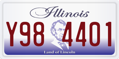 IL license plate Y984401