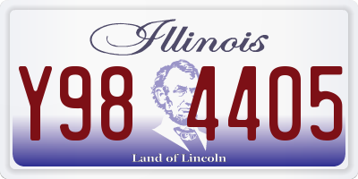 IL license plate Y984405