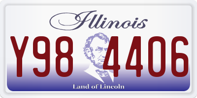 IL license plate Y984406