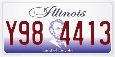 IL license plate Y984413