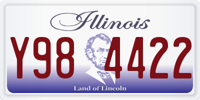 IL license plate Y984422