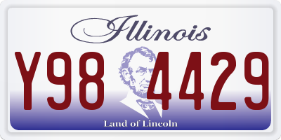 IL license plate Y984429