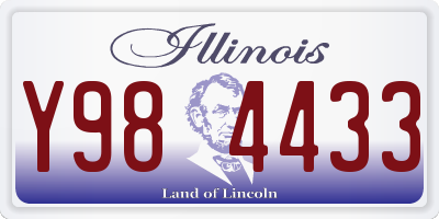 IL license plate Y984433