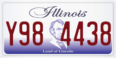 IL license plate Y984438