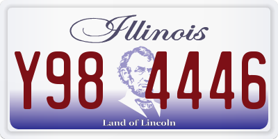 IL license plate Y984446