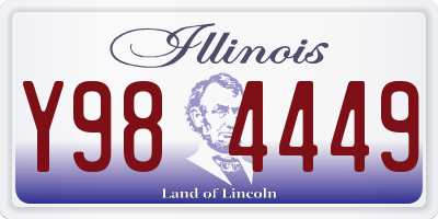 IL license plate Y984449