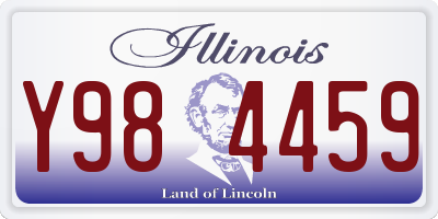 IL license plate Y984459