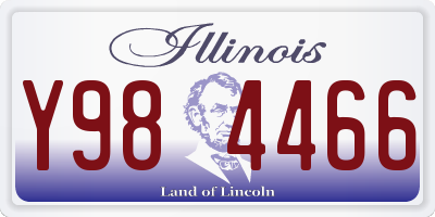 IL license plate Y984466