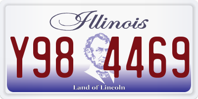 IL license plate Y984469