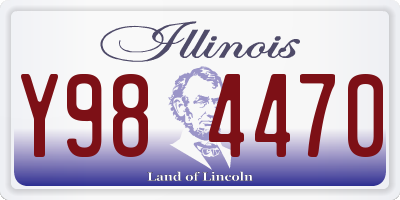 IL license plate Y984470