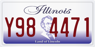 IL license plate Y984471