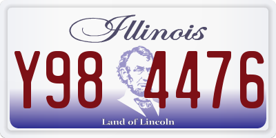 IL license plate Y984476
