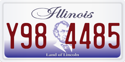 IL license plate Y984485