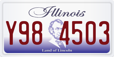 IL license plate Y984503