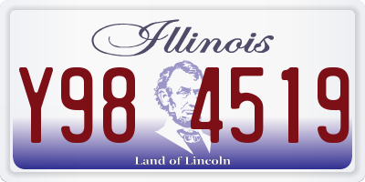 IL license plate Y984519