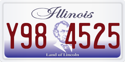 IL license plate Y984525