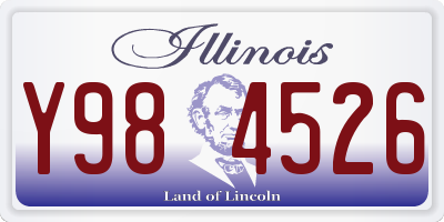 IL license plate Y984526