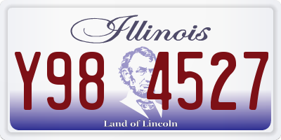 IL license plate Y984527