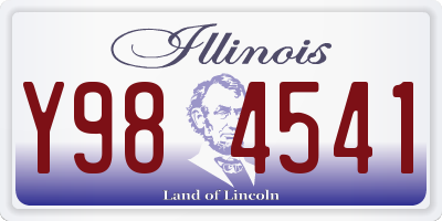IL license plate Y984541