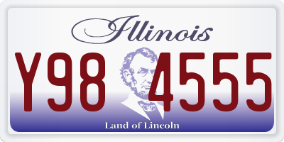 IL license plate Y984555
