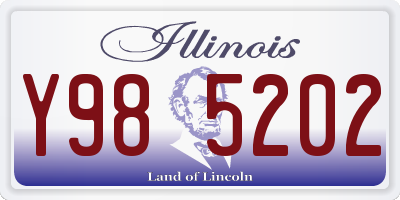 IL license plate Y985202