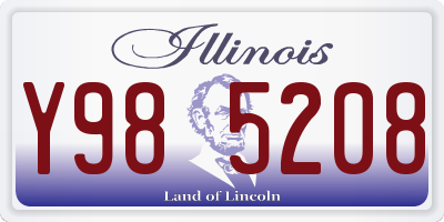 IL license plate Y985208