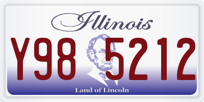 IL license plate Y985212