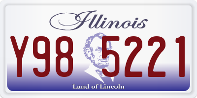 IL license plate Y985221