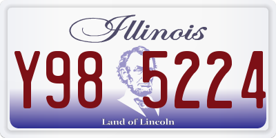 IL license plate Y985224