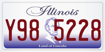 IL license plate Y985228