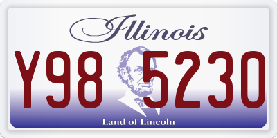 IL license plate Y985230