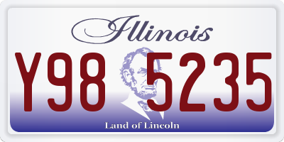 IL license plate Y985235