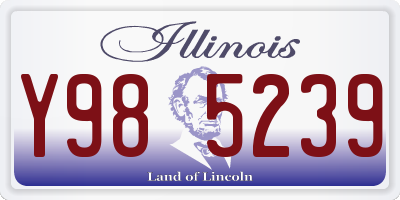 IL license plate Y985239