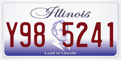 IL license plate Y985241