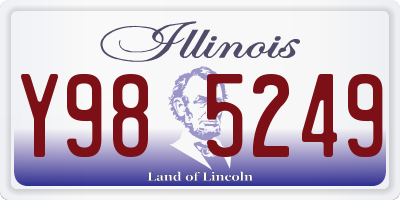 IL license plate Y985249