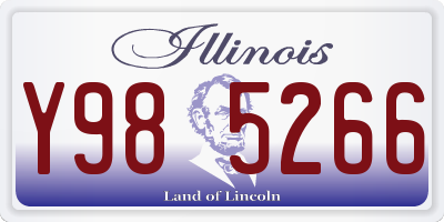 IL license plate Y985266
