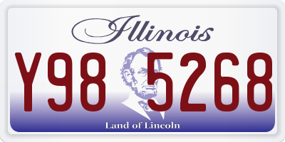 IL license plate Y985268