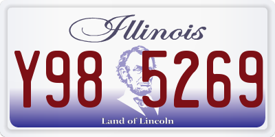IL license plate Y985269