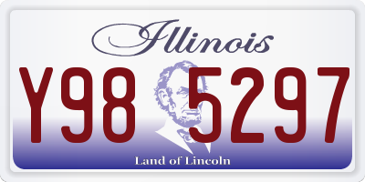 IL license plate Y985297